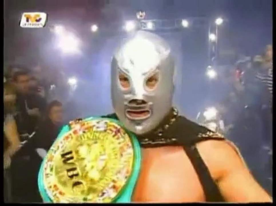 Blue Demon Jr & Perro Aguayo Jr vs. El Hijo del Santo & LA Par-K  ( 2010.01.31 @ Perros del Mal )