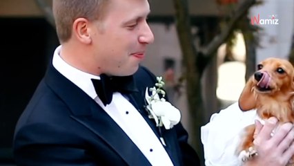 Le marié se prépare à découvrir sa future femme : en se retournant, la surprise est totale !