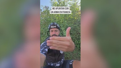 Escalofriante: un ciclista español asaltado con una pistola en un chiringuito de Francia