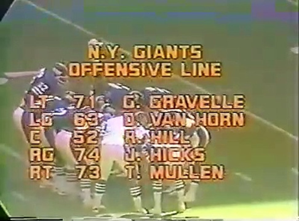 New York Giants @ Dallas Cowboys - 1.Half ( 1977 Week 02 )