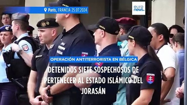 Bélgica detiene a 7 sospechosos en una operación antiyihadista para proteger JJ. OO.