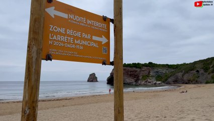 Hendaye |  La Zone Naturiste Plage des 2 Jumeaux | Aquitaine 24 Télévision