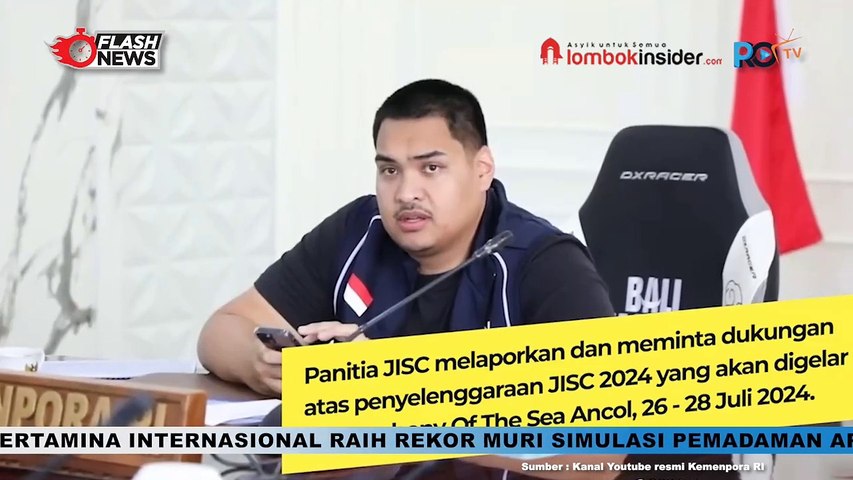 MENPORA TERIMA AUDIENSI PANITIA JAKARTA INTERNATIONAL SAILING CHAMPIONSHIP 2024