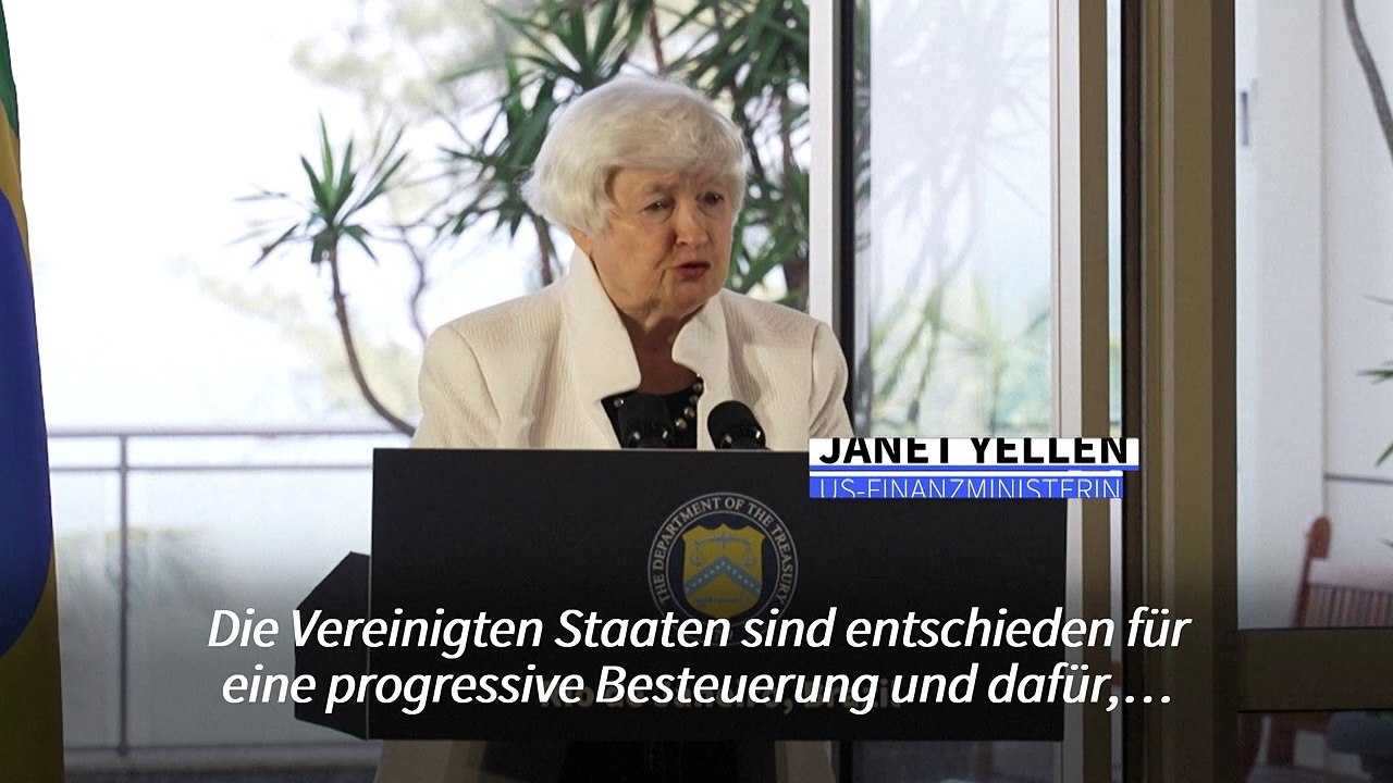Yellen: USA sind gegen globale Milliardärssteuer