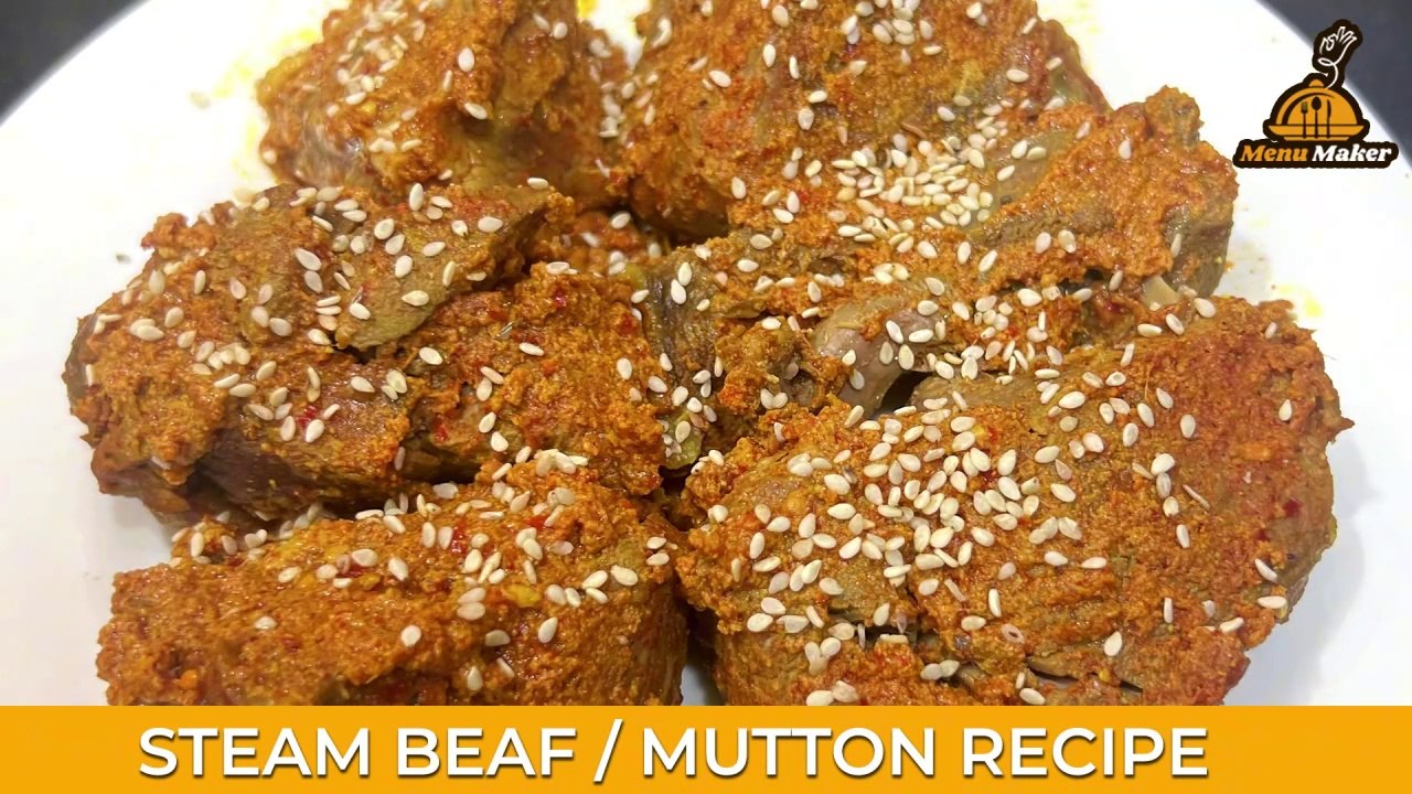Beef - Mutton Steam Roast Recipe | Oil Free Steam Beef - Mutton Recipe Without Oven By Menu Maker