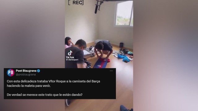 El vídeo de Vitor Roque que toca la fibra de los culés y genera críticas al club