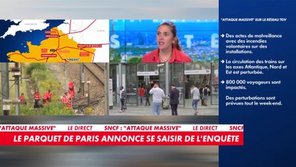 Sabotage contre la SNCF : le parquet de Paris annonce se saisir de l'enquête