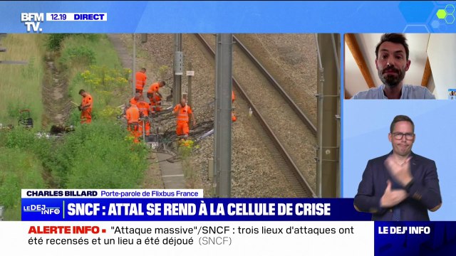 Le porte-parole de Flixbus France annonce une augmentation de réservation de 15% après les sabotages sur le réseau SNCF