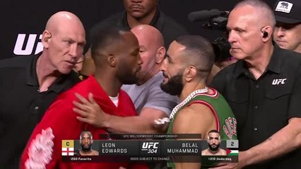 UFC 304 - La tentative d'intimidation ratée d'Edwards sur Muhammad