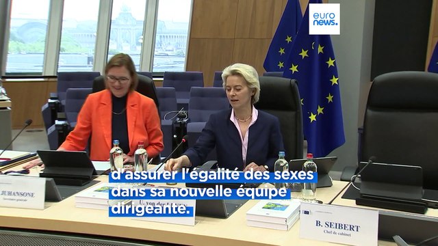 La demande de von der Leyen de nommer des commissaires hommes et femmes reste lettre morte