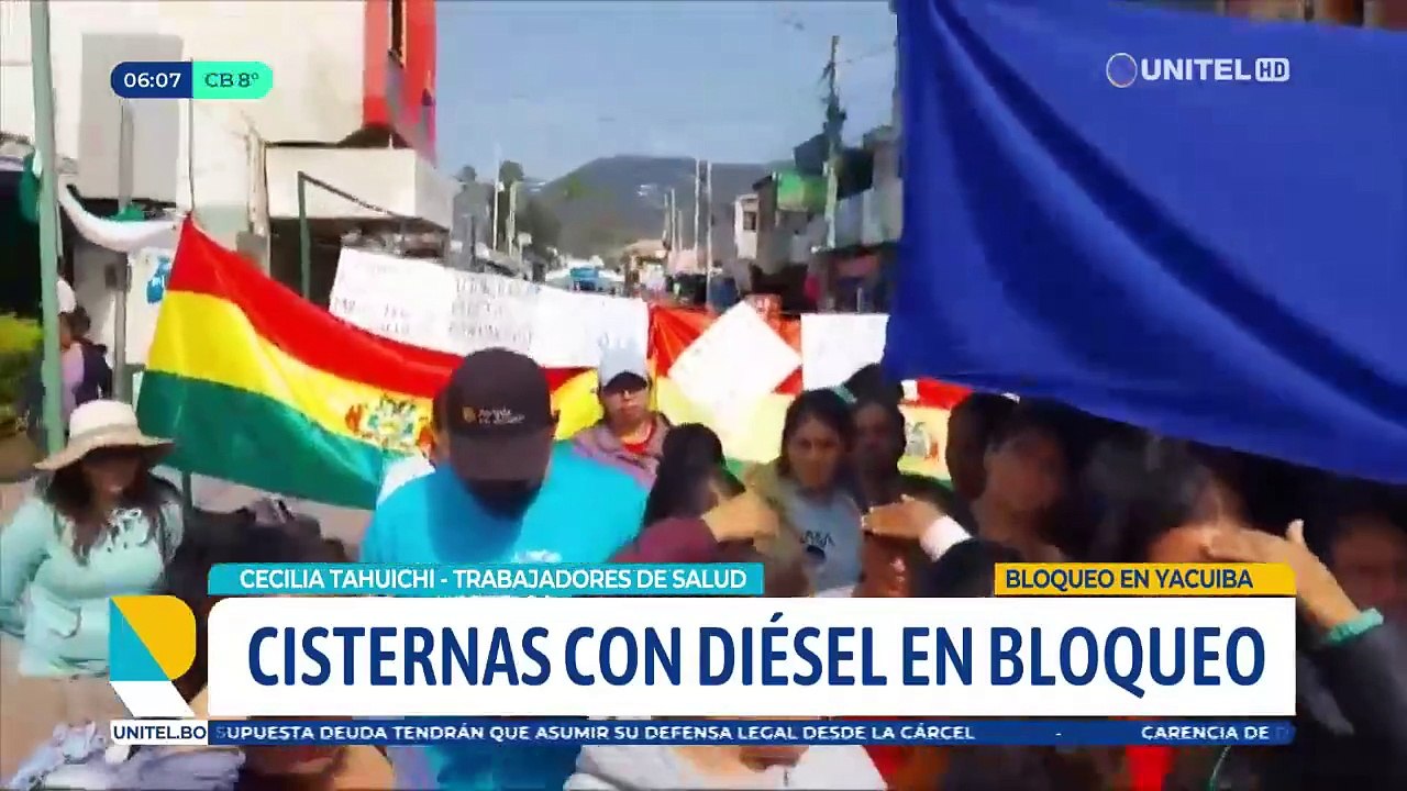 ​El bloqueo se instaló 