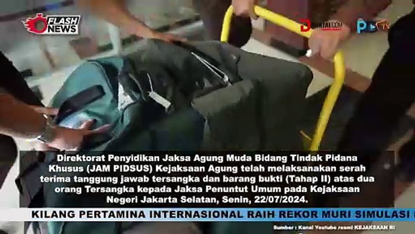 Jampidsus Lakukan Tahap II Penyerahan Tersangka dan Barang Bukti Kasus Komoditas Timah