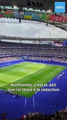 Le défi de la rédaction : rejoindre la Normandie au stade de France pour Paris 2024