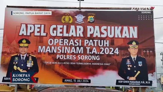 Polres Sorong Sebut Ini Sejumlah Pelanggaran Selama Operasi Patuh Mansinam