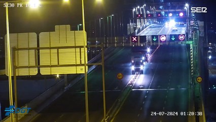 Interceptado un camionero que circulaba en sentido contrario