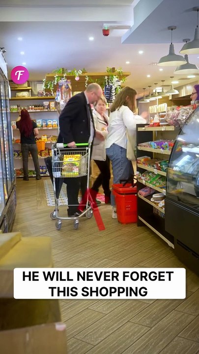 He will never forget this shopping