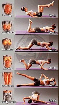 Body shaping workout at home