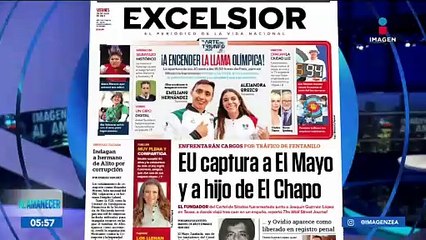 Primeras planas de los periódicos | 26 de julio de 2024