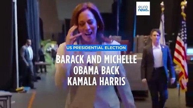 'Couldn't be prouder to endorse you': Barack and Michelle Obama back Kamala Harris