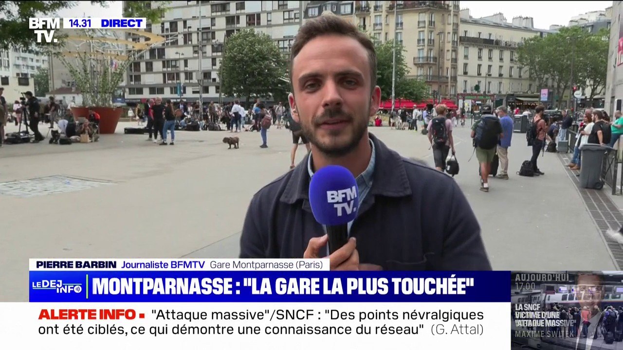 Sabotages sur le réseau SNCF: des trains recommencent à partir depuis la gare Montparnasse