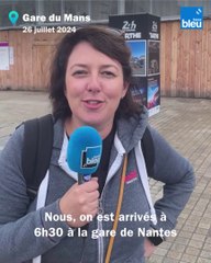 Attaque contre la SNCF : une voyageuse nantaise, coincée à la gare du Mans, ne pourra pas assister à la cérémonie d'ouverture des JO