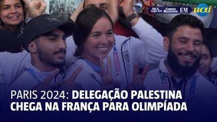Delegação palestina chega a Paris mais pela 'causa' do que pelas 'medalhas'