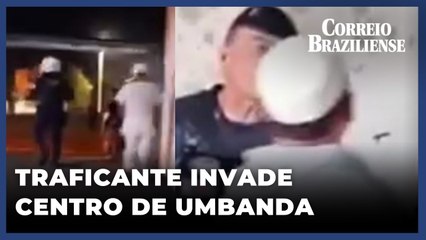 TRAFICANTE FOGE DA POLÍCIA E ENTRA EM CENTRO DE UMBANDA