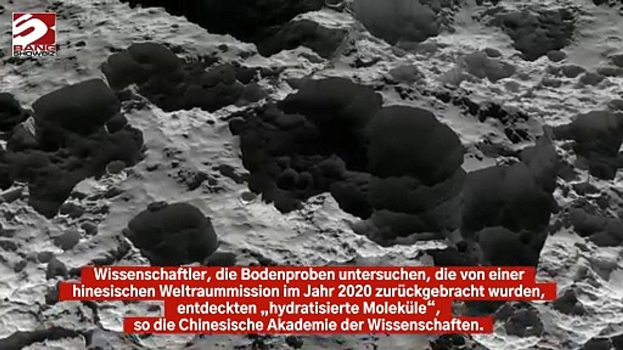Erstmals Wasser in Bodenproben des Mondes gefunden