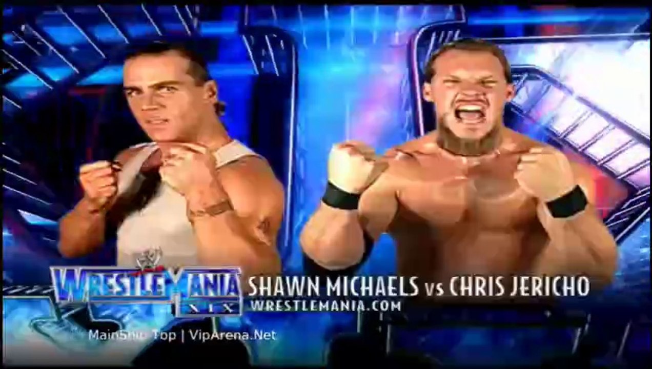 WWE WrestleMania XIX - Chris Jericho vs Shawn Michaels