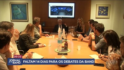 Contagem regressiva para os debates da Band