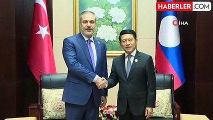 Bakan Fidan, Laos Dışişleri Bakanı Kommasith ile görüştü
