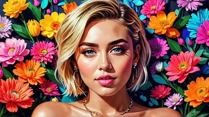 Get Ready for the  Song Remix- Miley Cyrus AI-Flowers Arabic Dance