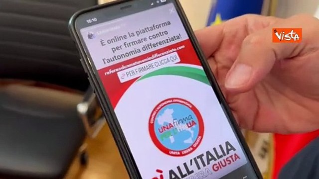 Referendum contro Autonomia, Boccia e la piattaforma raccolta firme: Insieme per non spaccare Italia