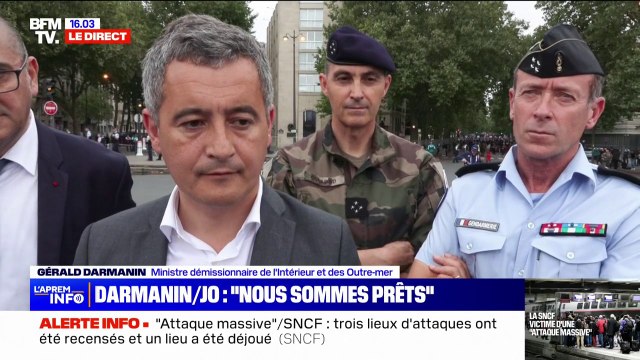 JO 2024: Plus de 50.000 forces de l'ordre sont mobilisées pour la cérémonie d'ouverture à Paris, déclare Gérald Darmanin