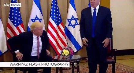  Donald Trump n'a pas serré la main du Premier ministre israélien Netanya lors d'un événement public.Après cela, Internet a explosé.