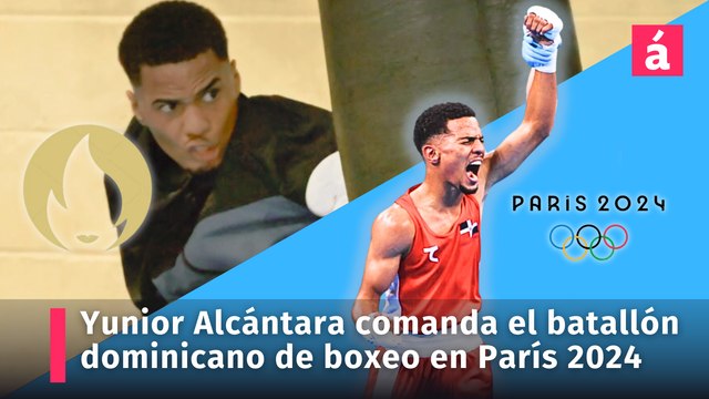 Yunior Alcántara comanda el batallón de boxeadores dominicanos en París 2024