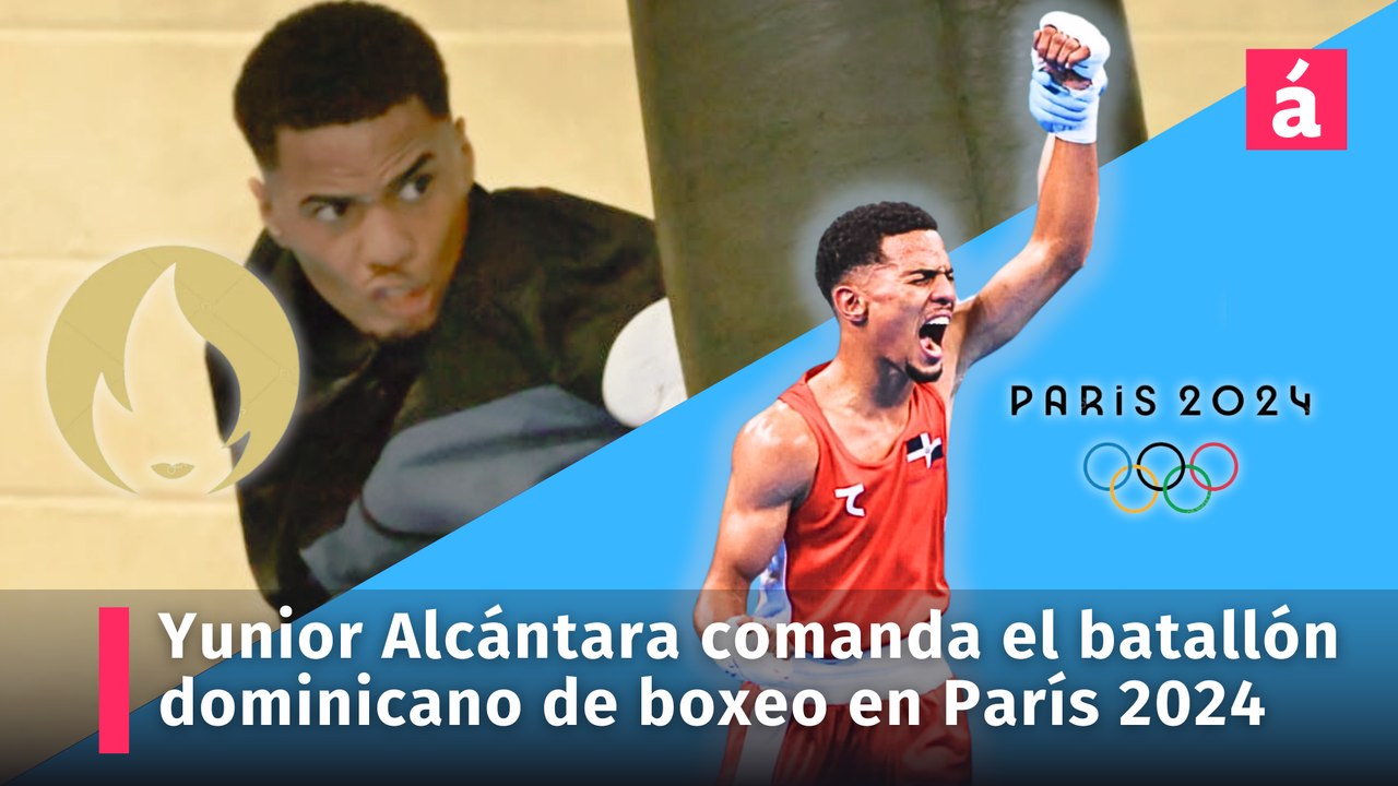 Yunior Alcántara comanda el batallón de boxeadores dominicanos en París 2024