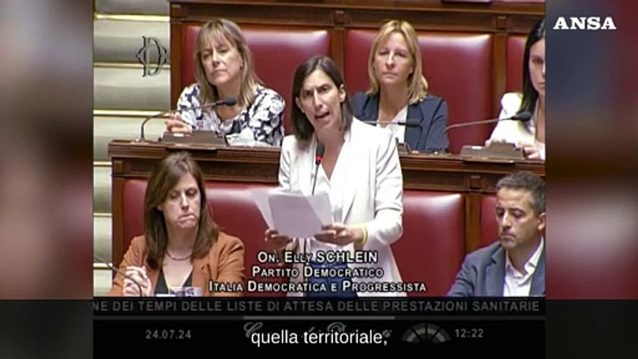 Schlein: "Difendiamo la sanita' dalla privatizzazione strisciante"