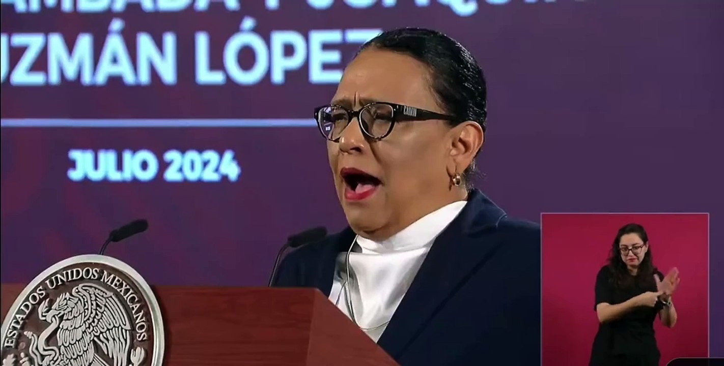 Rosa Icela Rodríguez niega involucramiento de México en la detención de 'El Mayo' Zambada y Joaquín Guzmán López