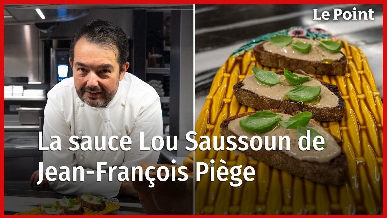Les recettes de Jean-François Piège : la tartinade lou saussoun