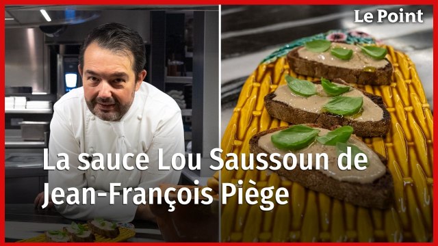 Les recettes de Jean-François Piège : la tartinade lou saussoun