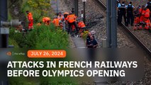 Saboteurs attack French railways, causing chaos hours before Olympic ceremony