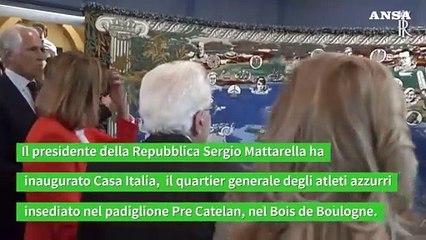 Parigi 2024, Mattarella inaugura Casa Italia