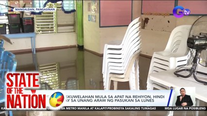 DepEd: 738 eskuwelahan mula sa apat na rehiyon, hindi makakasabay sa unang araw ng pasukan sa Lunes | SONA