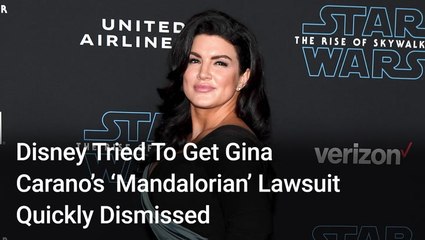 Disney Tried To Get Gina Carano's 'Mandalorian' Lawsuit Quickly Dismissed, But The Judge Said Not So Fast