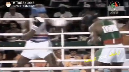 Jeux olympiques 1984 : Combat de Mustapha Moussa en quart de finale