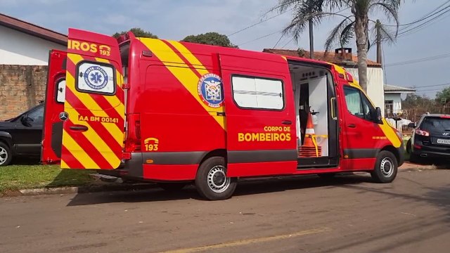 Idosa é socorrida pelo Siate no Bairro Parque São Paulo