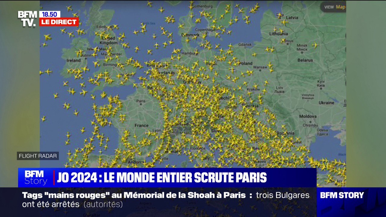 Jeux olympiques de Paris 2024: depuis 18h50 ce vendredi, il est interdit de survoler Paris, le temps de la cérémonie d'ouverture