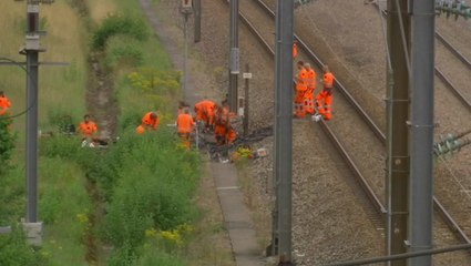 Police inspect scene of Paris Olympics sabotage attack