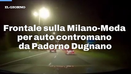 Frontale sulla Milano-Meda per auto contromano da Paderno Dugnano